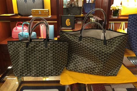 goyard pm vs gm|goyard st louis tote gm.